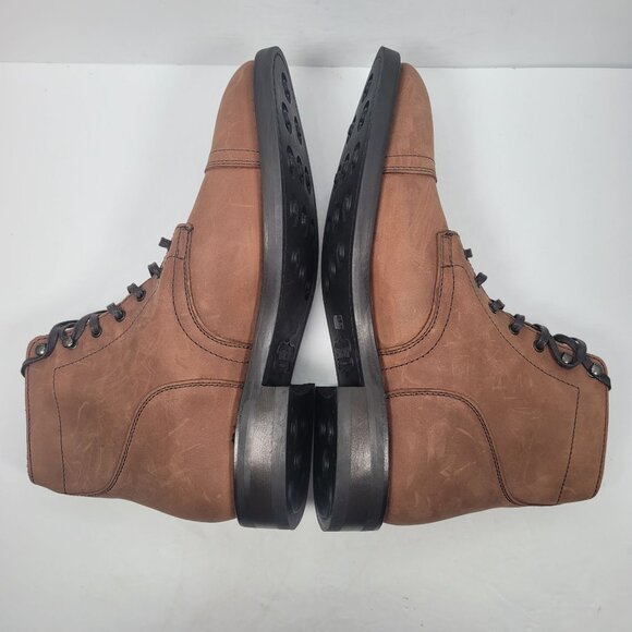 Thursday Boot Co. Men's Brown Leather Lace-Up Boots 22081 6598 US Size 12W - Picture 6 of 9
